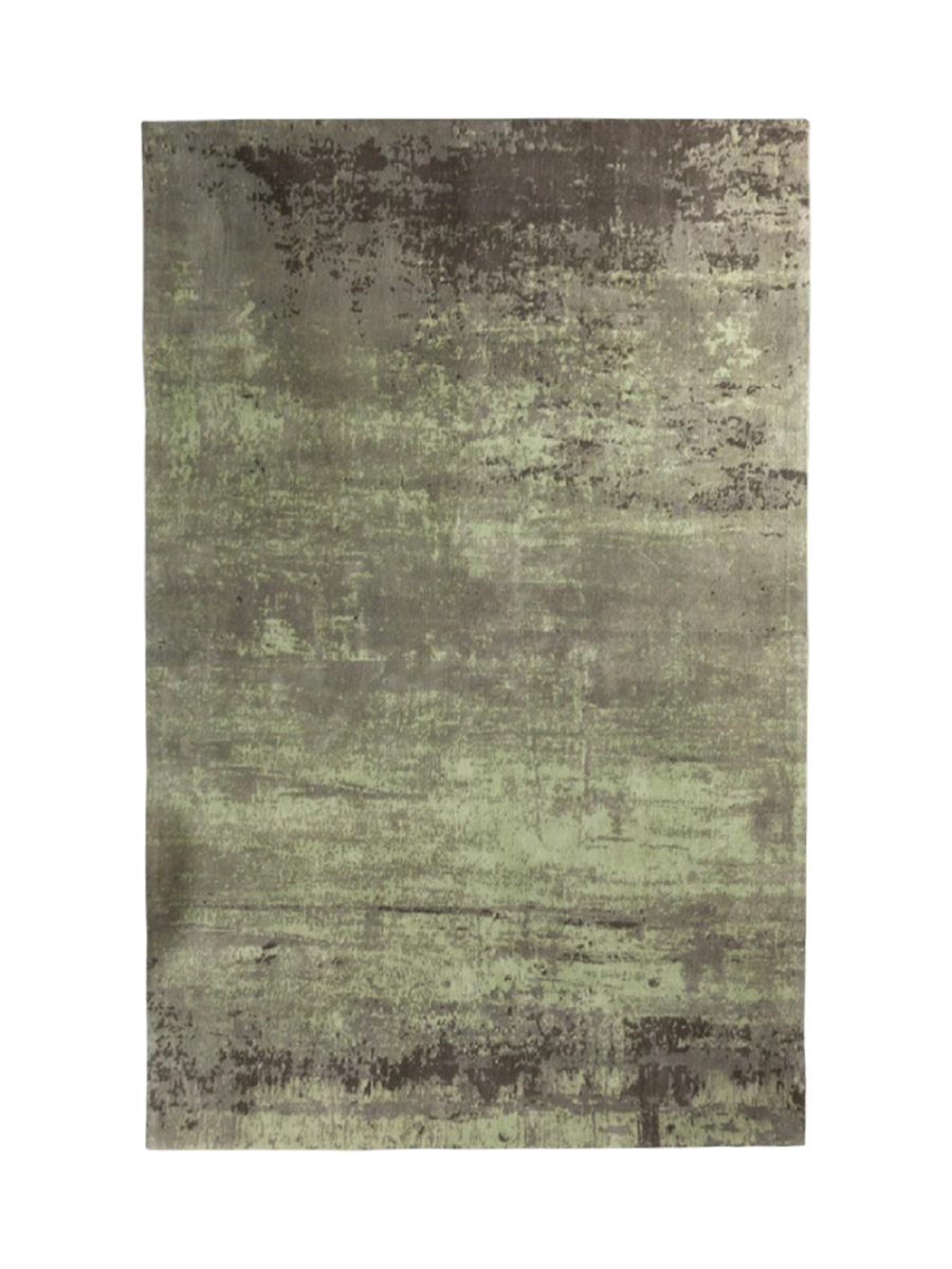 
Designer Cotton Rug "Modern Art", various sizes - 160 x 240 cm / Green / Beige