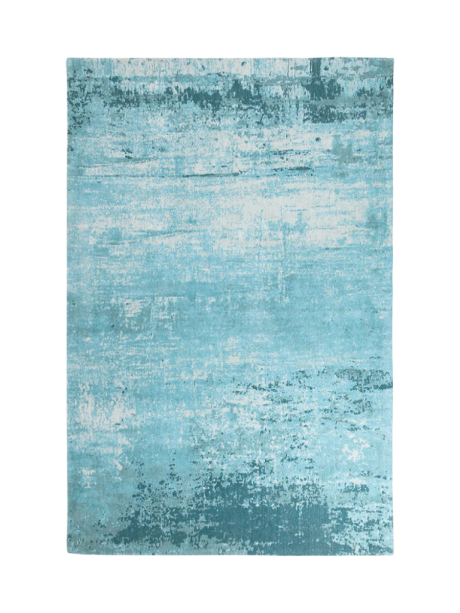 
Designer Cotton Rug "Modern Art", various sizes - 160 x 240 cm / Turquoise