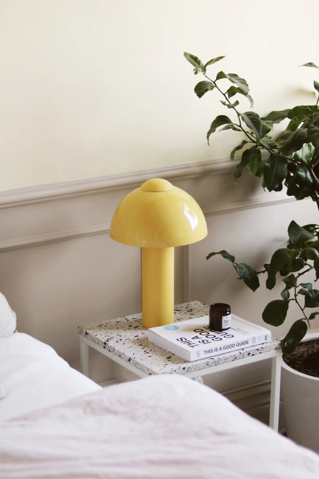 
Lampada da tavolo di design «Buddy» – gialla - Giallo