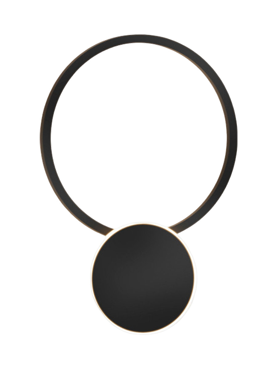 
Dimmbare LED Design Wandlampe „Omnio“ - Schwarz