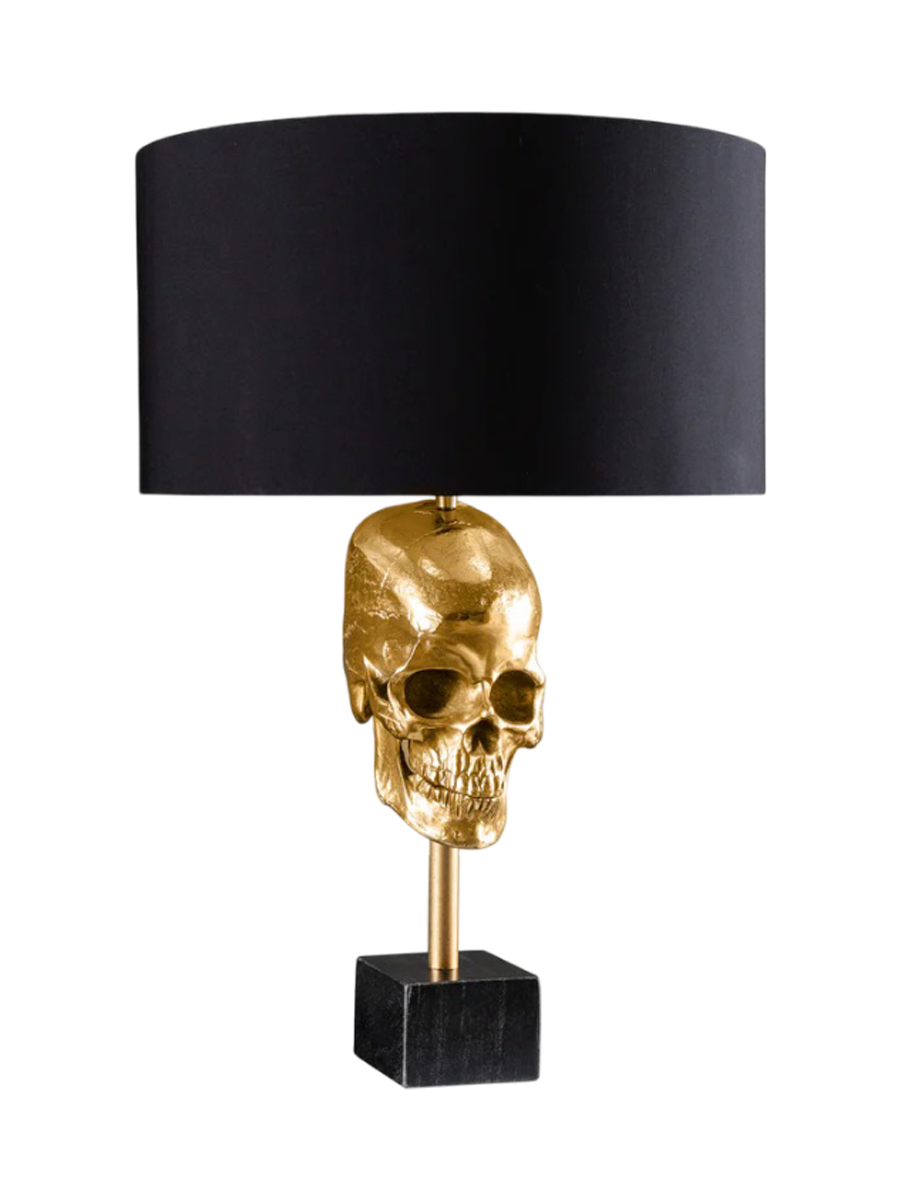 
"Skrull" Design Table Lamp - Gold