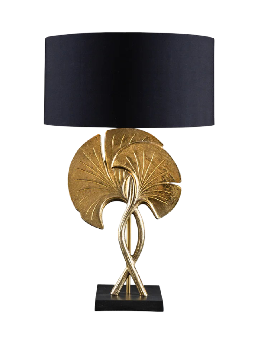 
Lampada da tavolo di design «Gingko II» con base in marmo