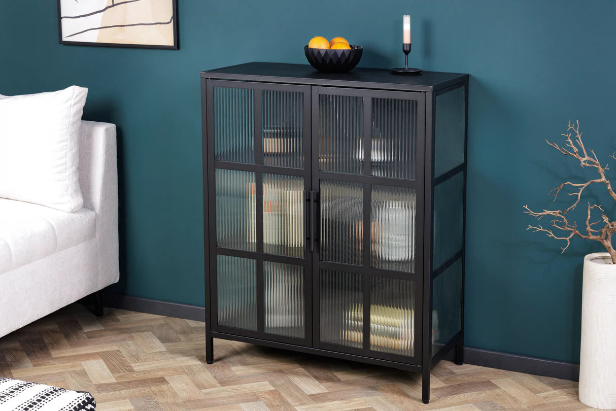 
Small Design Display Cabinet "Steel Now"
