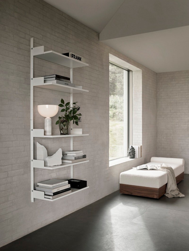 
Étagère murale modulaire « New Works 1900 » - Blanc / Blanc
