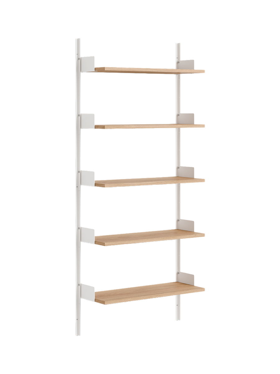 
Étagère murale modulaire « New Works 1900 » - Chêne / Blanc
