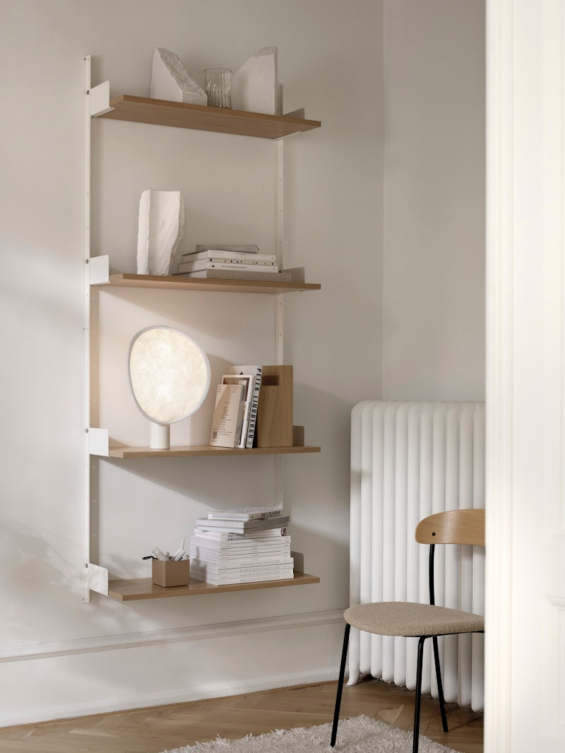 
Étagère murale modulaire « New Works 1900 » - Chêne / Blanc