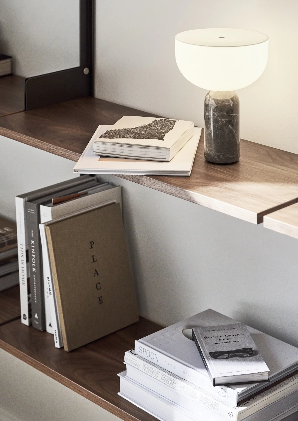 
Étagère murale modulaire « New Works 1900 » - Noyer / Noir