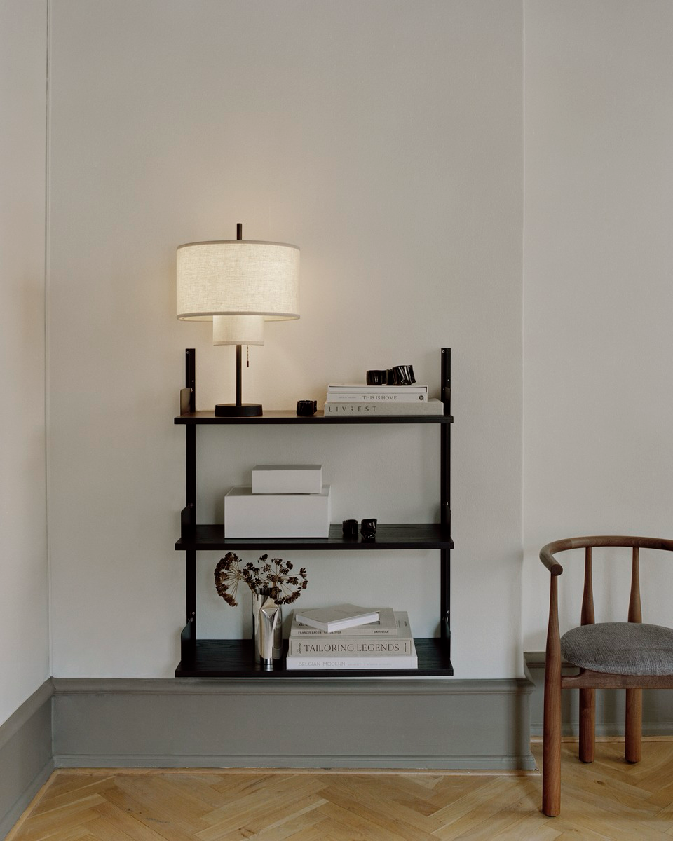 
Étagère murale modulaire « New Works 900 » - Frêne / Noir