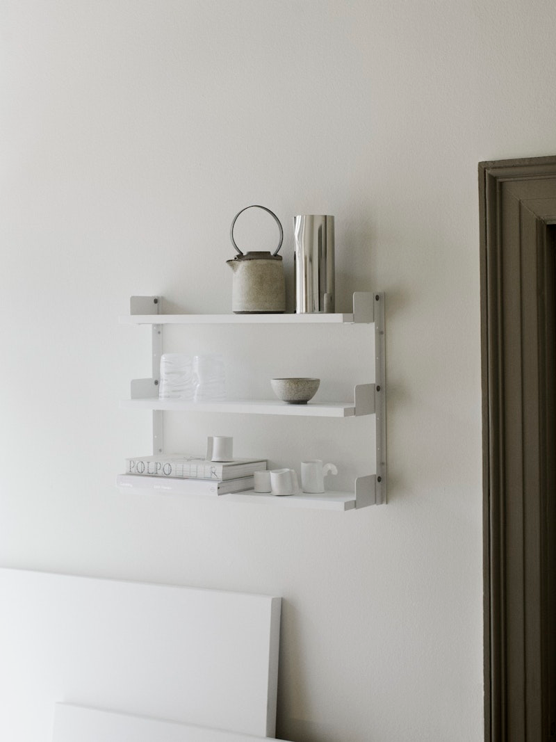 
Étagère murale modulaire « New Works Tea » - Blanc / Blanc