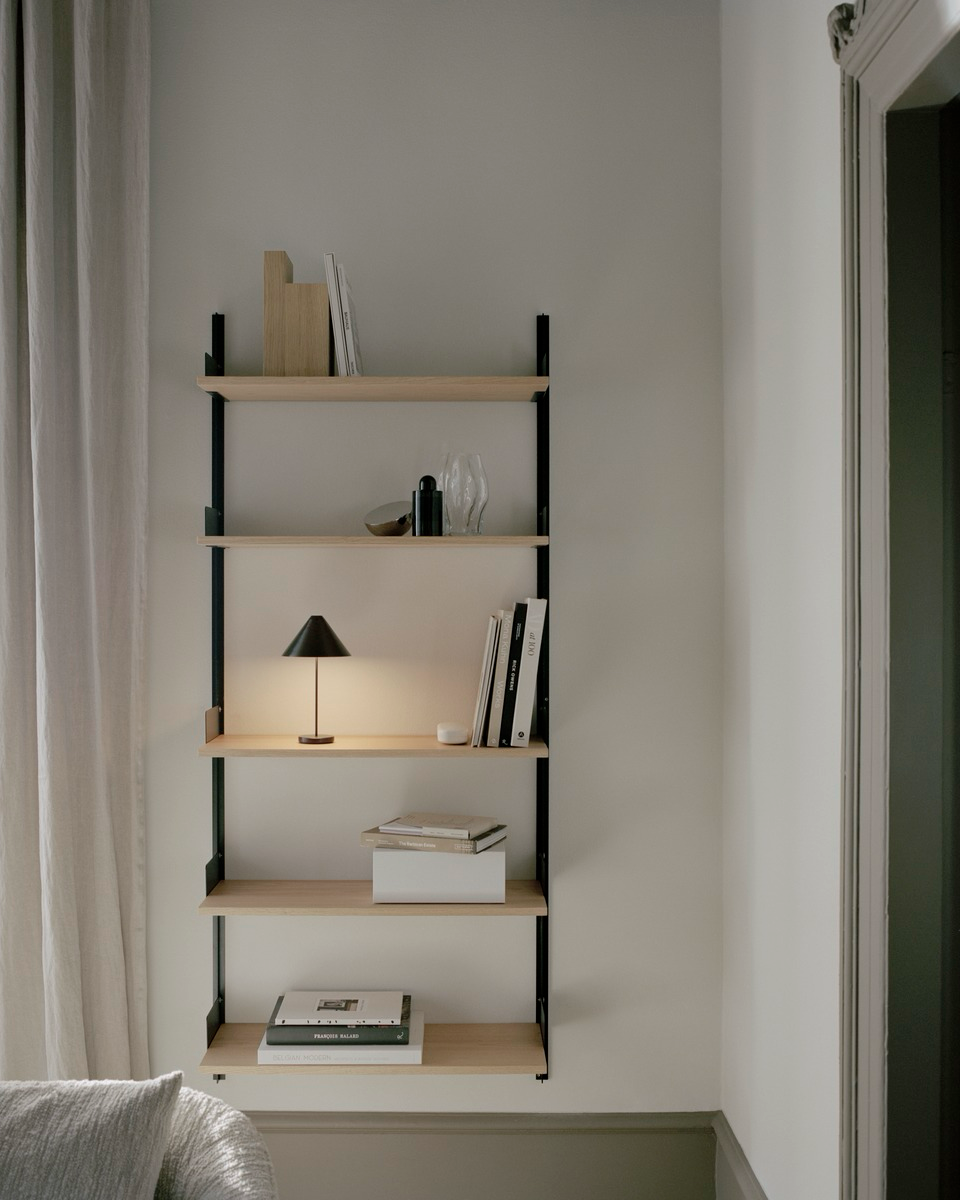 
Étagère murale modulaire « New Works 1900 » - Chêne / Noir