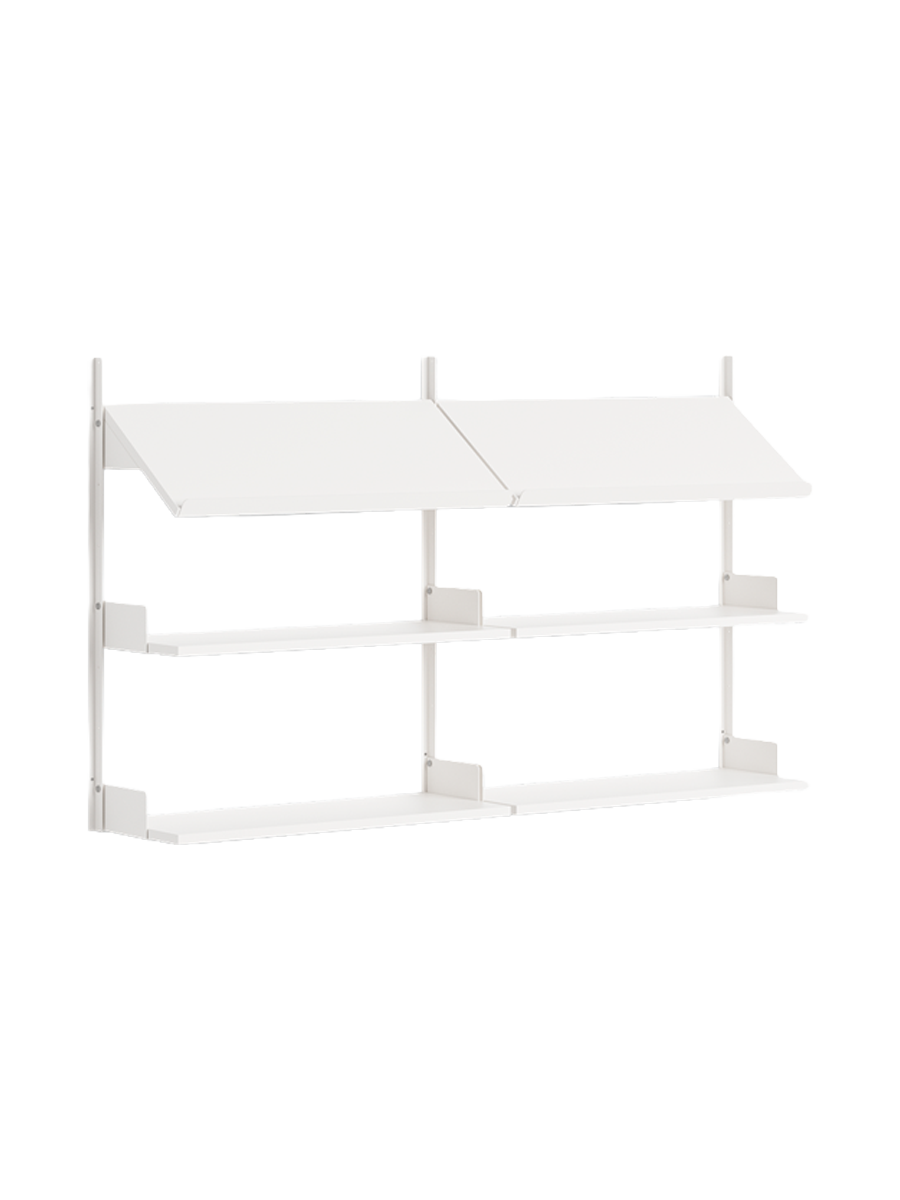 
Étagère murale modulable « New Works Office » - Blanc / Blanc