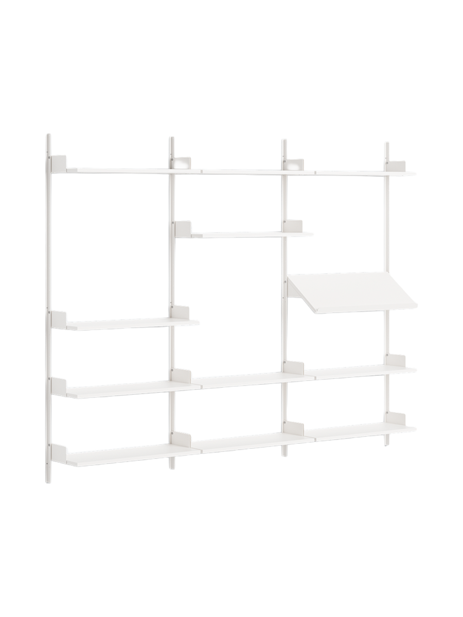
Étagère murale modulable « New Works Display » - Blanc / Blanc