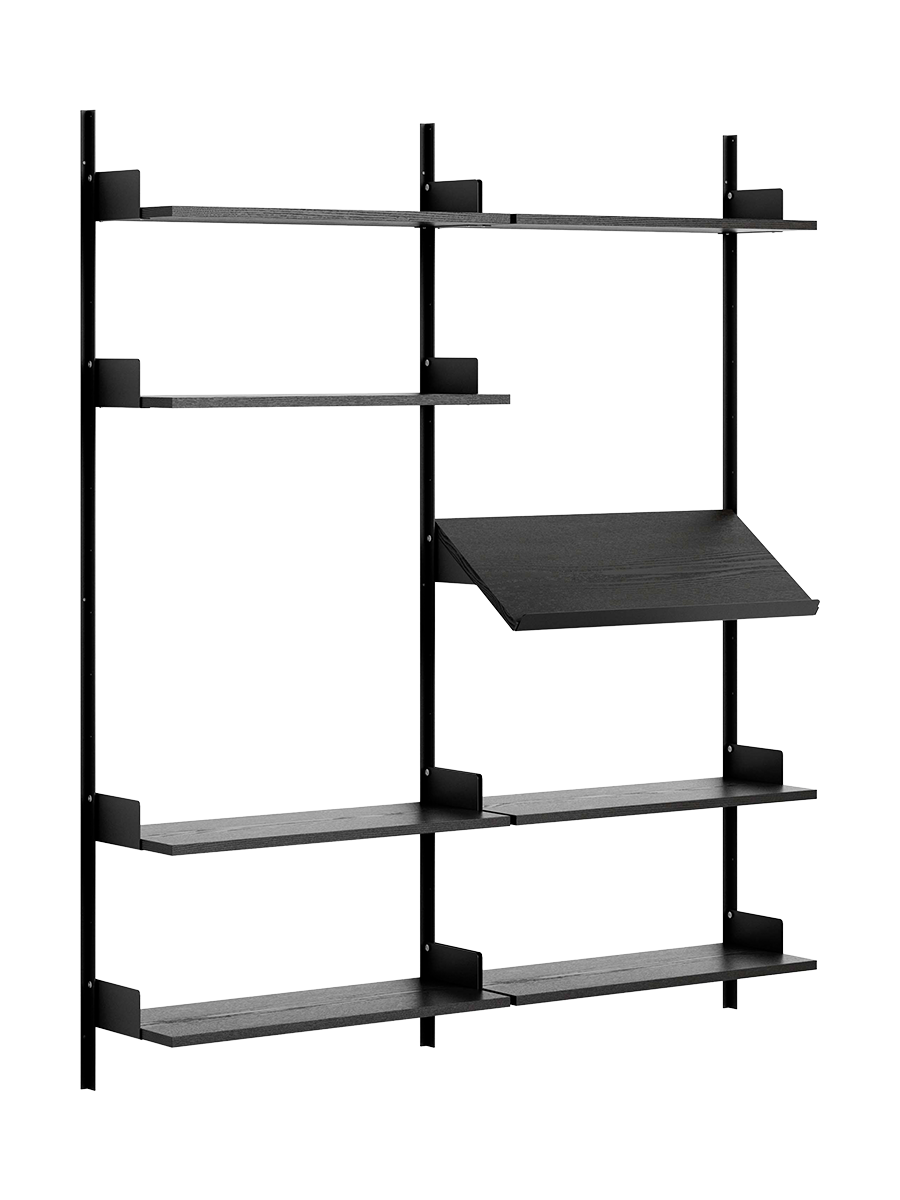 
Étagère murale modulaire « New Works Living » - Frêne / Noir