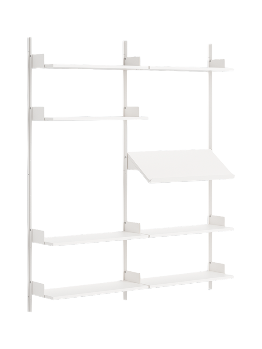 
Étagère murale modulaire « New Works Living » - Blanc / Blanc