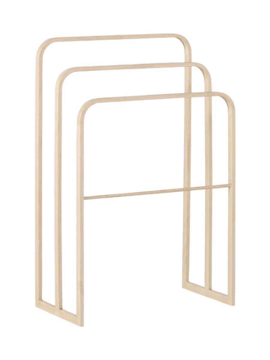 
Designer Towel Holder "Drammen" - Whitewash