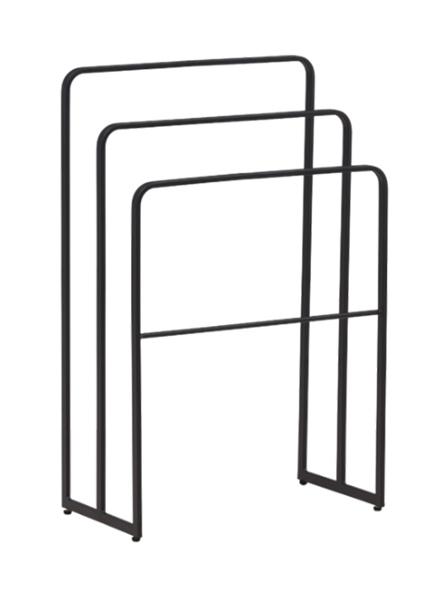 
Designer Towel Holder "Drammen" - Black