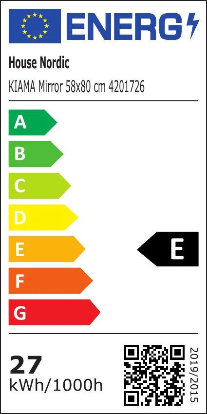 
Design Wandspiegel „Kiama“ mit LED-Beleuchtung