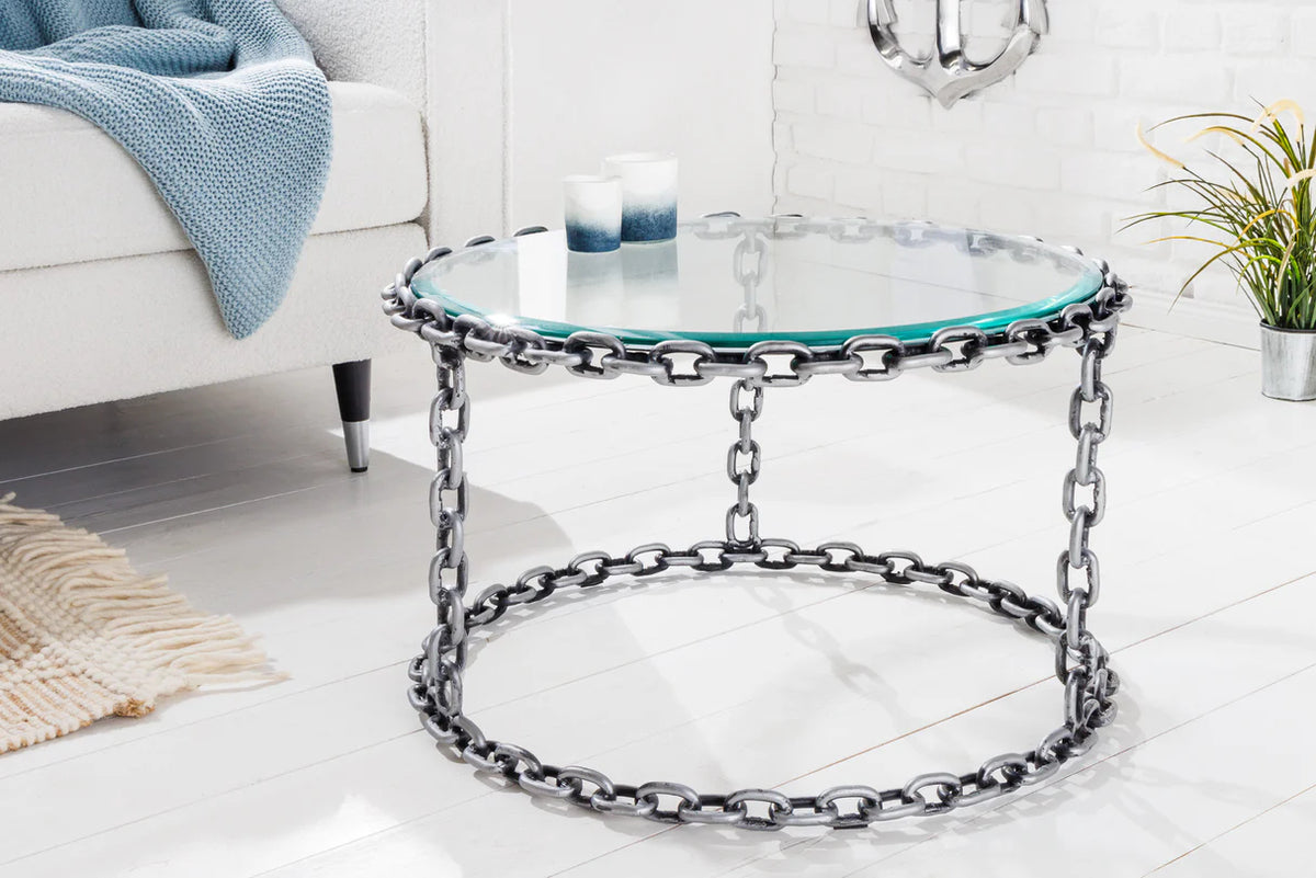 
Tavolino da salotto di design «Chain» Ø 63 cm