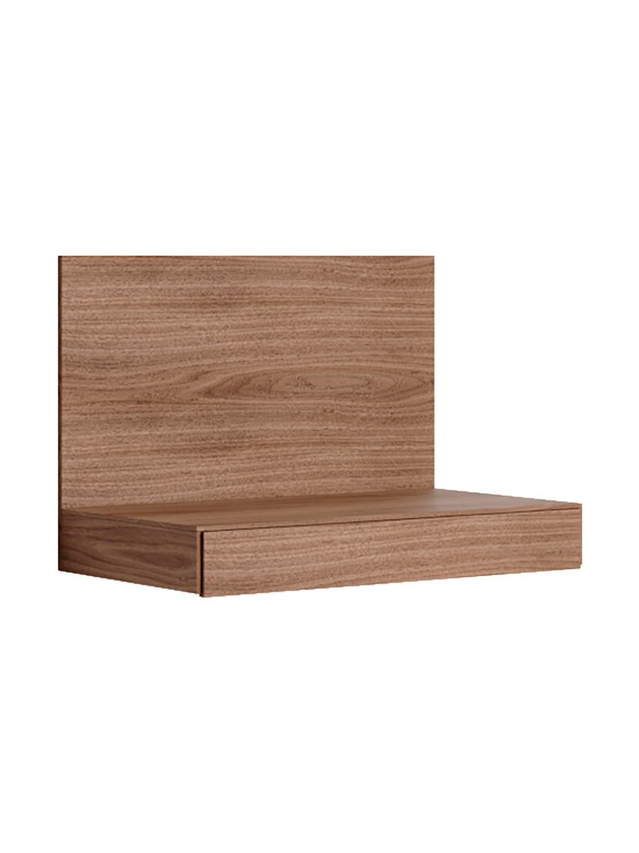
Solid Design Wall Desk "Tana" - Nut tree