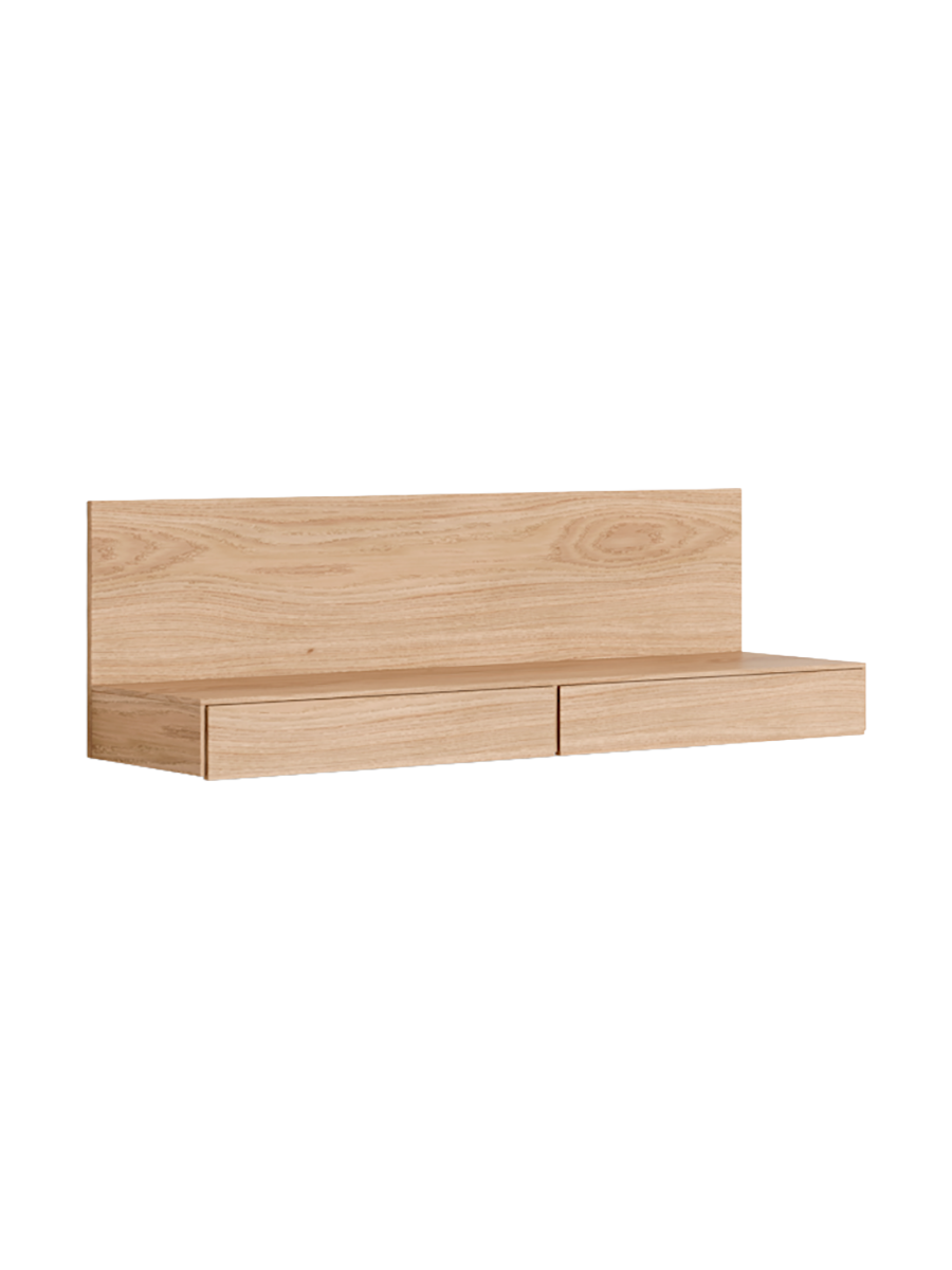 
Solid Design Wall Desk & Console "Tana" - Oak oiled
