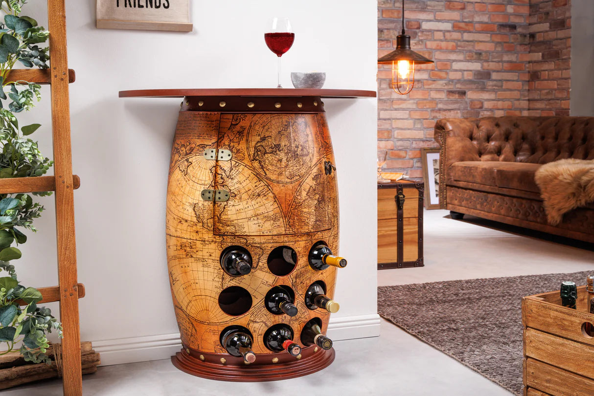 
Massivholz Weinregal „Seven Seas“
