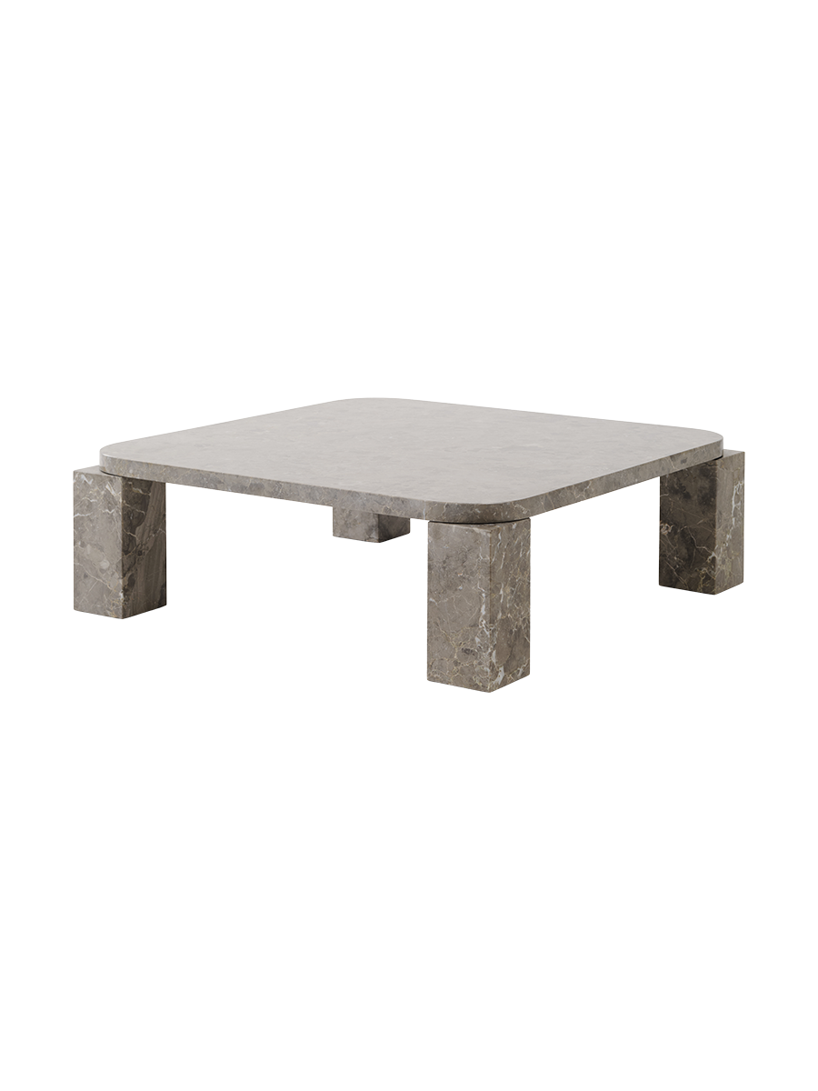 
Tavolino da caffè di design “Atlas” in marmo - Marmo grigio / 82 x 82 cm
