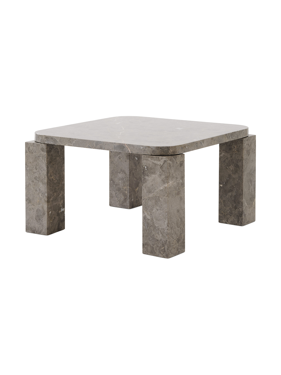 
Tavolino da caffè di design “Atlas” in marmo - Marmo grigio / 60 x 60 cm