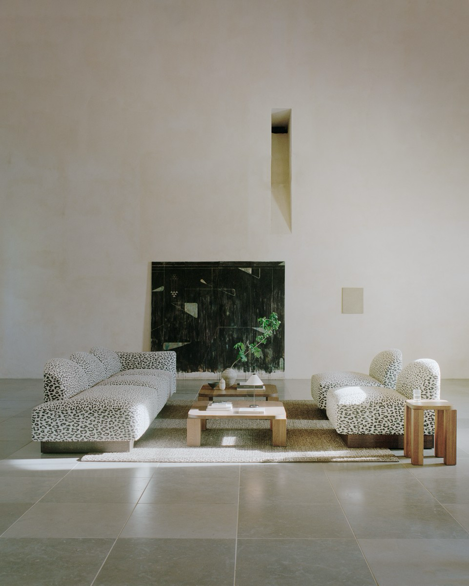 
Tavolino da caffè di design in legno massello “Atlas” - Rovere naturale oliato