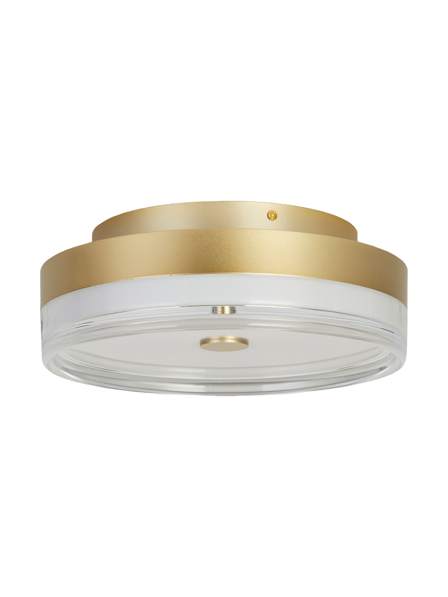 
Dimmbare LED Design Deckenlampe „Cyprus“ - Gold / Ø 30 cm