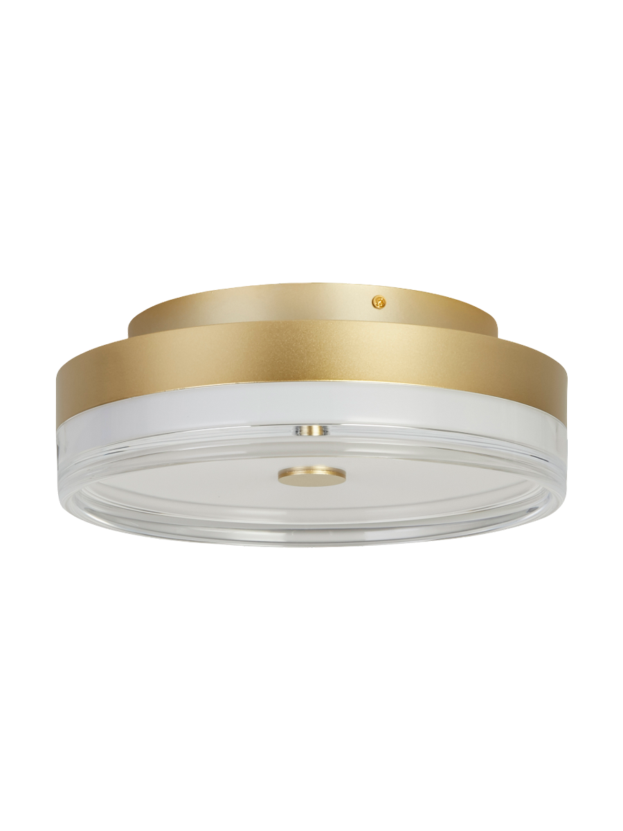 
Dimmbare LED Design Deckenlampe „Cyprus“ - Gold / Ø 40 cm