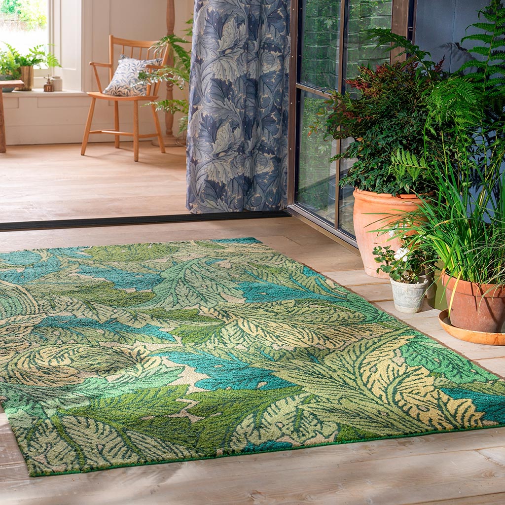 
Tapis de designer in/outdoor de haute qualité « Acanthus Green », différentes tailles - 140 x 200 cm