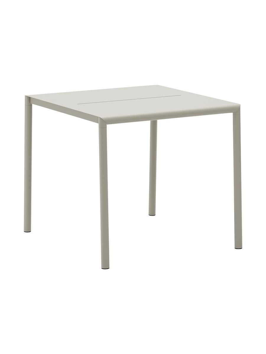 
Table de jardin design « May », différentes tailles - Gris clair / 85 x 85 cm
