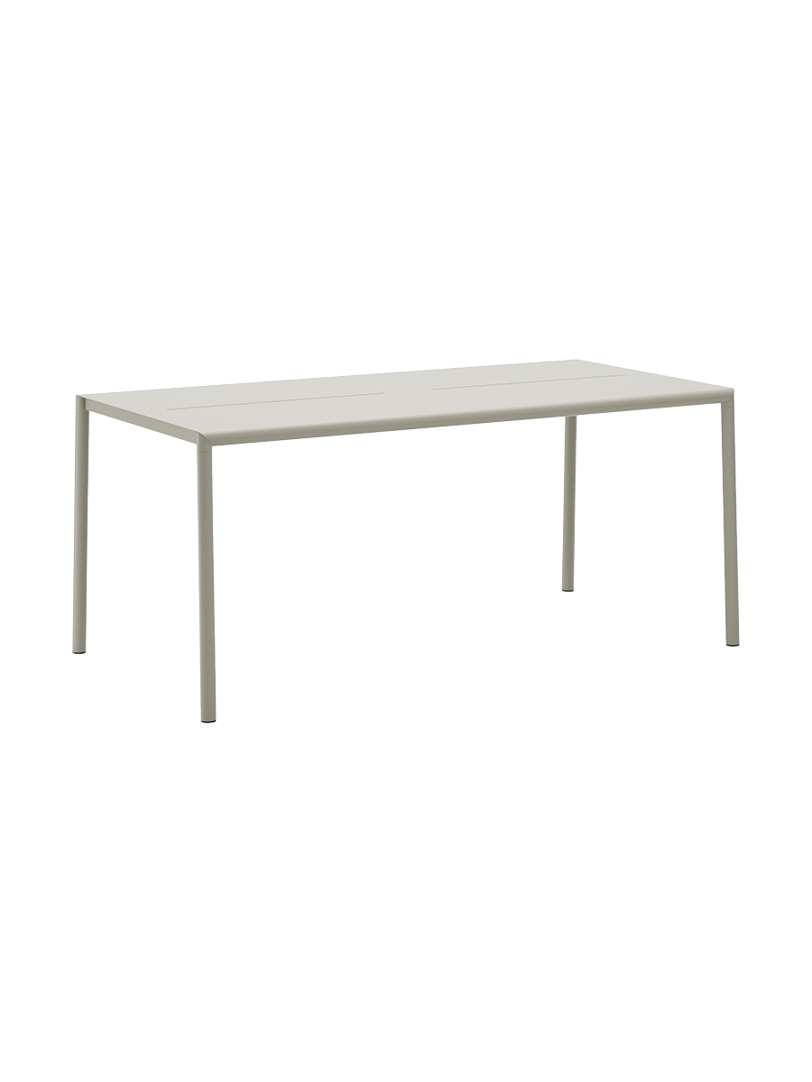 
Table de jardin design « May », différentes tailles - Gris clair / 170 x 85 cm