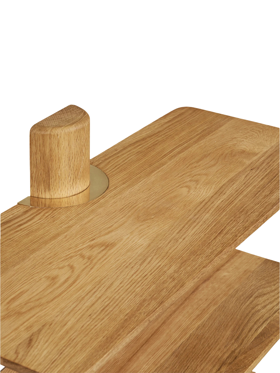 
Mensola da parete in legno di quercia «Calcata»