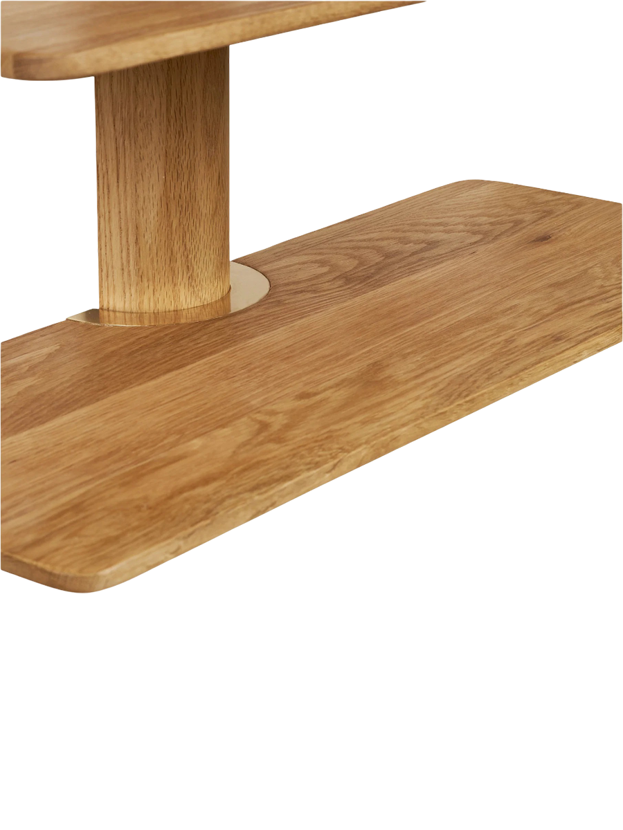 
Mensola da parete in legno di quercia «Calcata»
