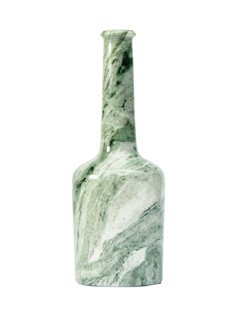 
Grande e massiccio portacandele di design „Herritage Whiskey“ in marmo - Verde giada