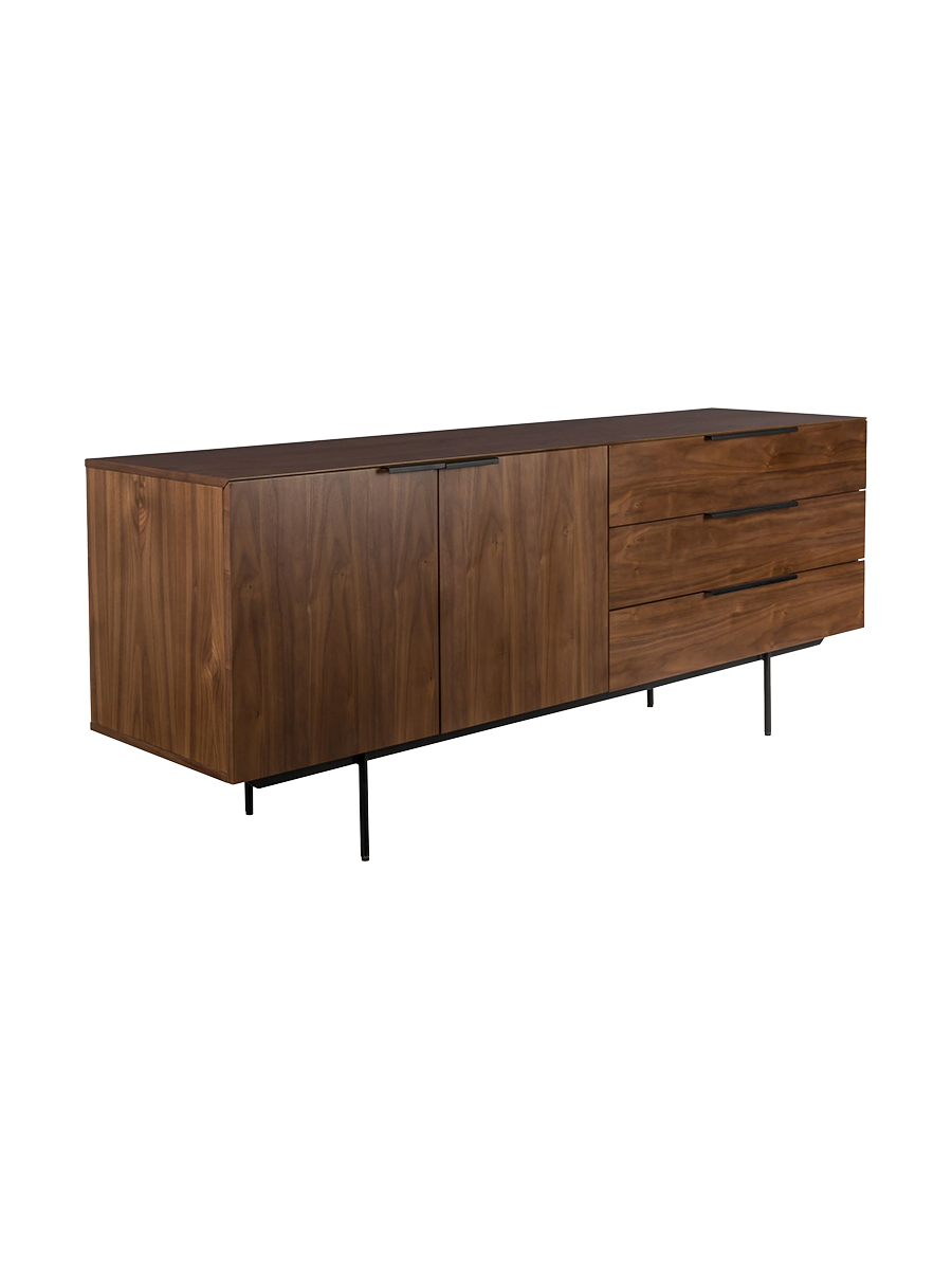 
Design Sideboard „Travis“ - Nussbaum