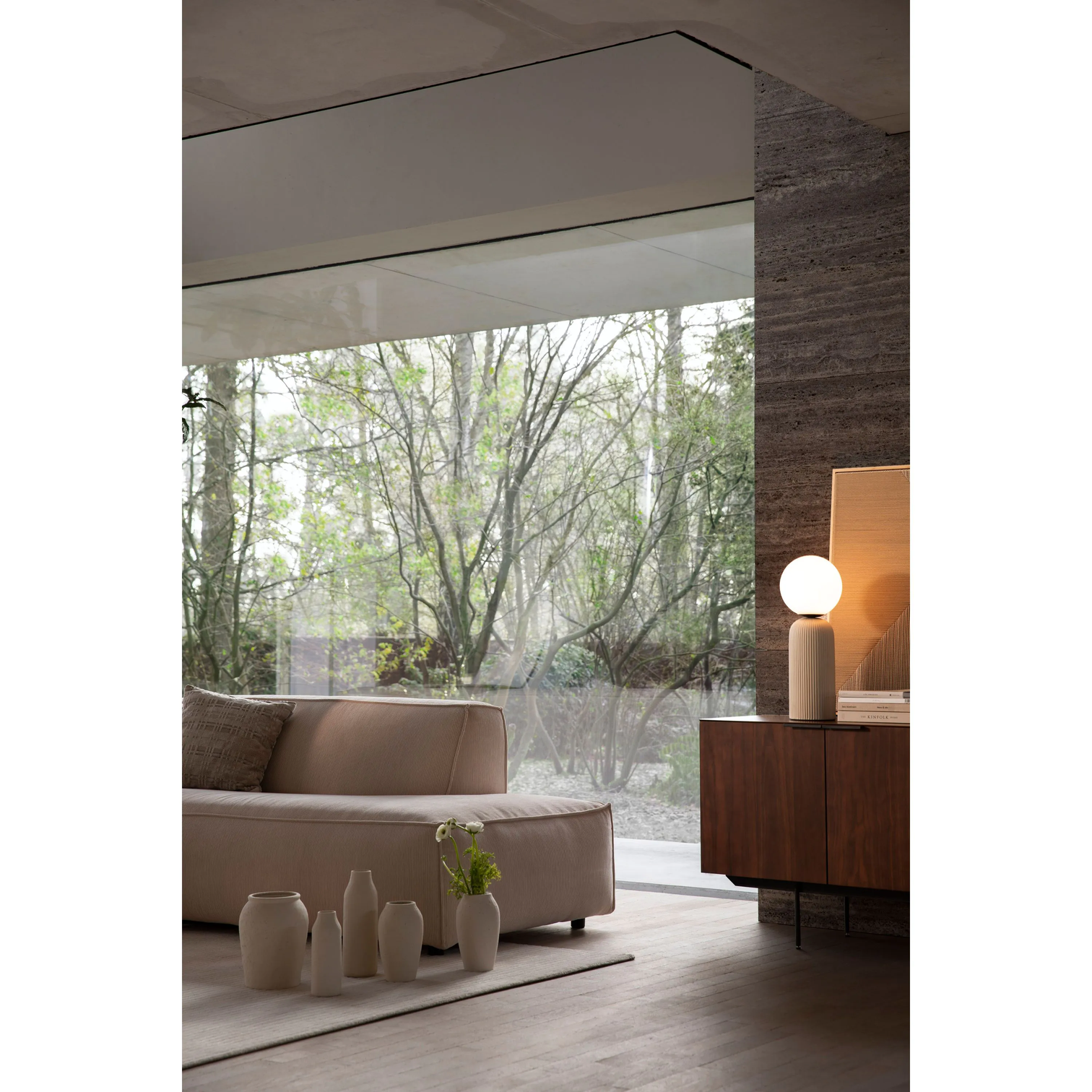 
Design Sideboard „Travis“ - Nussbaum