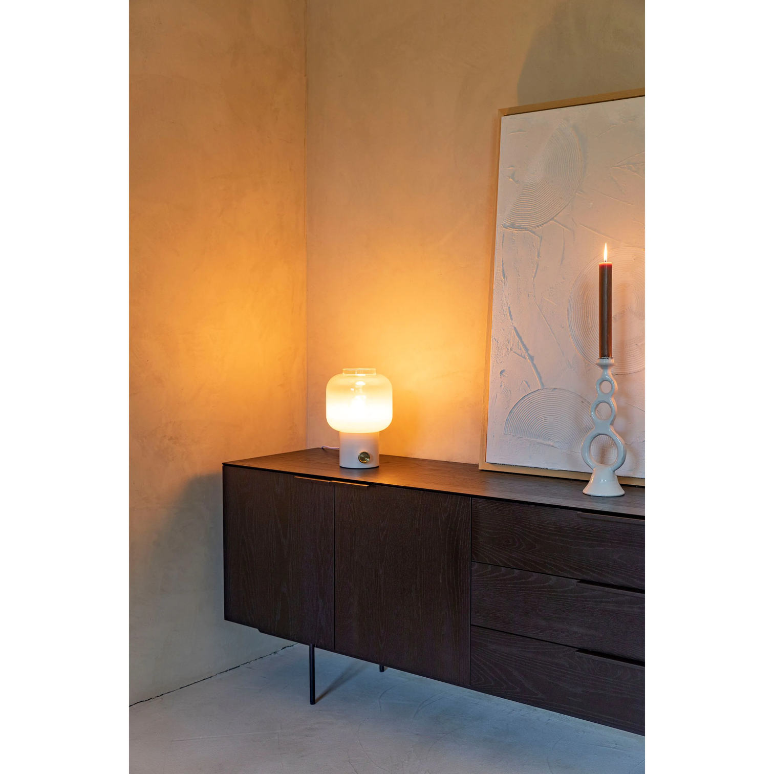 
Design Sideboard „Travis“ - Schwarz