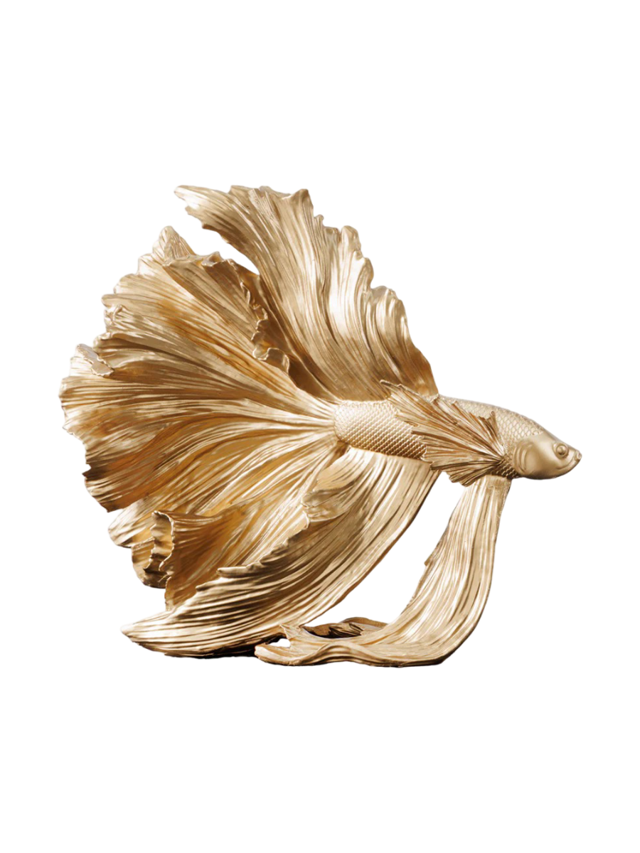 
Sculpture design « Crowntail » - Or