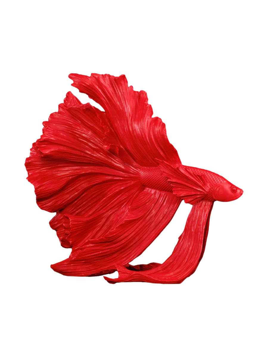 
Sculpture design « Crowntail » - Rouge