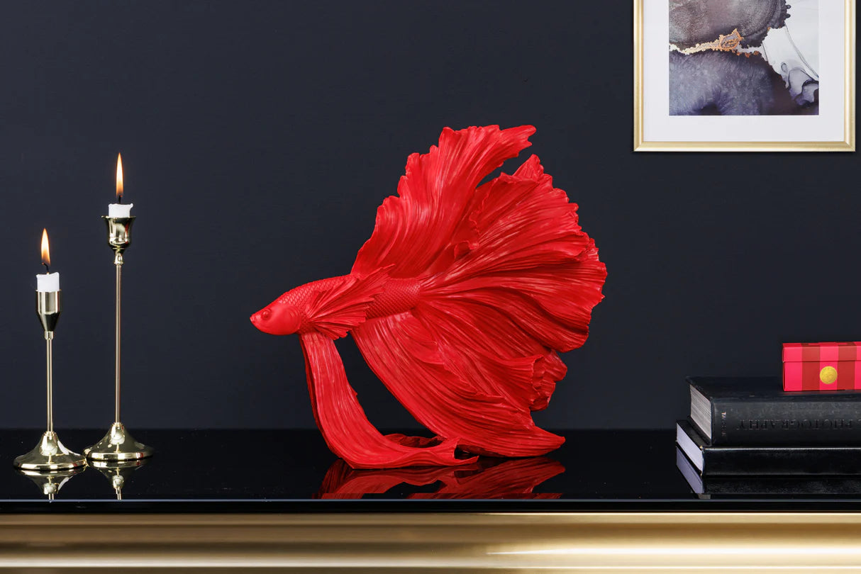 
Sculpture design « Crowntail » - Rouge