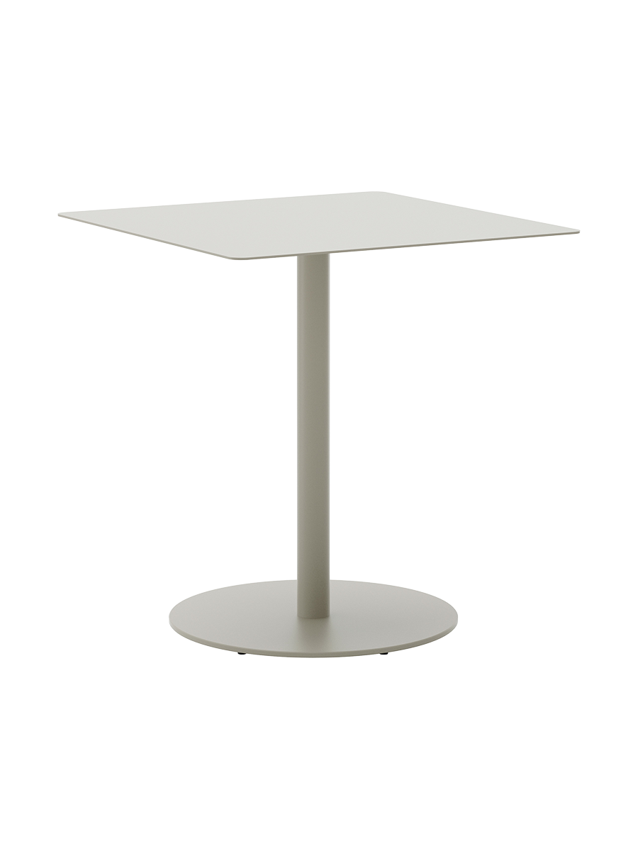 
Table de jardin design « May », différentes tailles - Gris clair / 70 x 70 cm