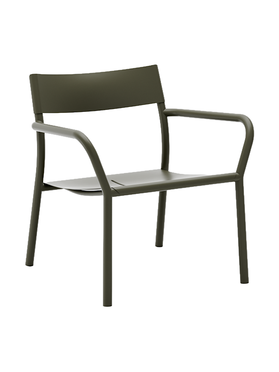 
"May" Design Outdoor Lounge Chair - Dark green