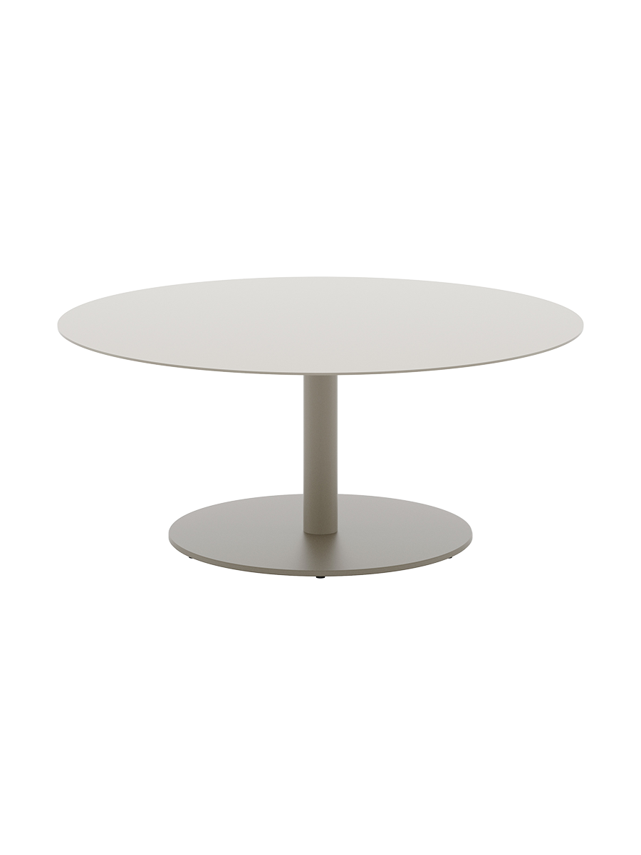 
Design Outdoor Lounge Table "May" Ø 90 cm - Light gray