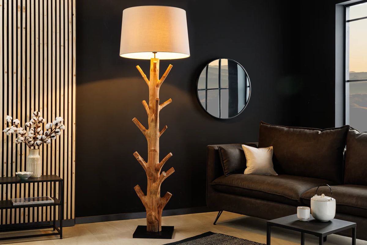 
Lampada da terra di design «Tree Nature» realizzata a mano