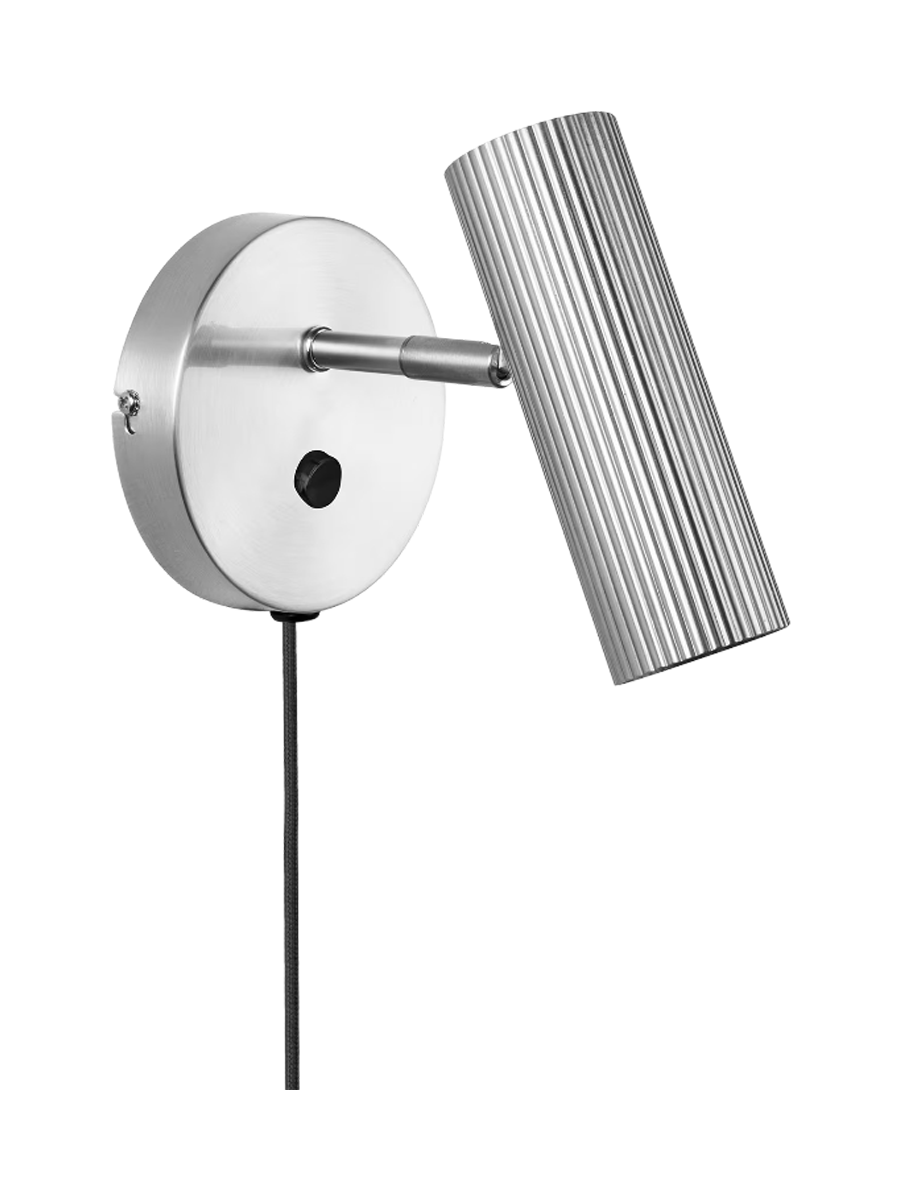
"Hubble" Designer Wall Lamp - 1-Bulb - Silver