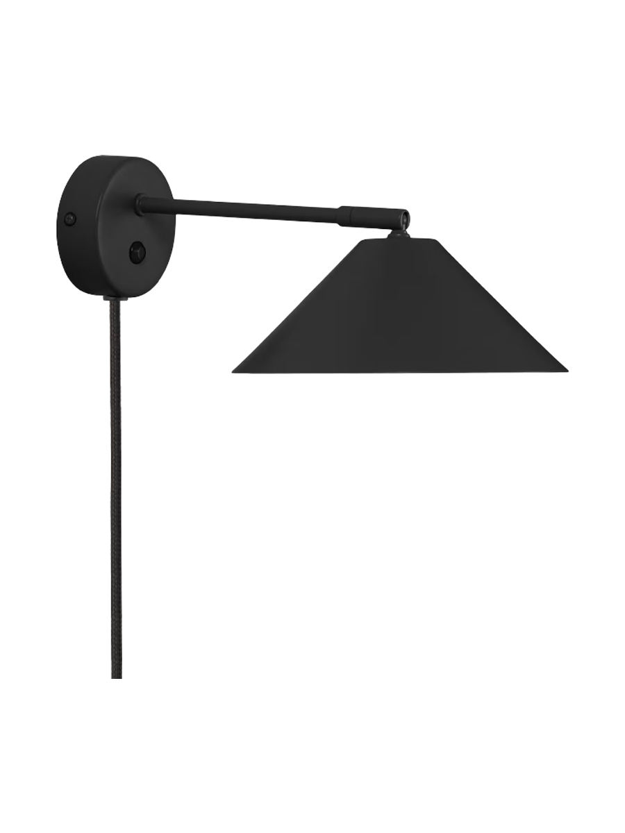 
Design Wandlampe „Cannes“ - Schwarz