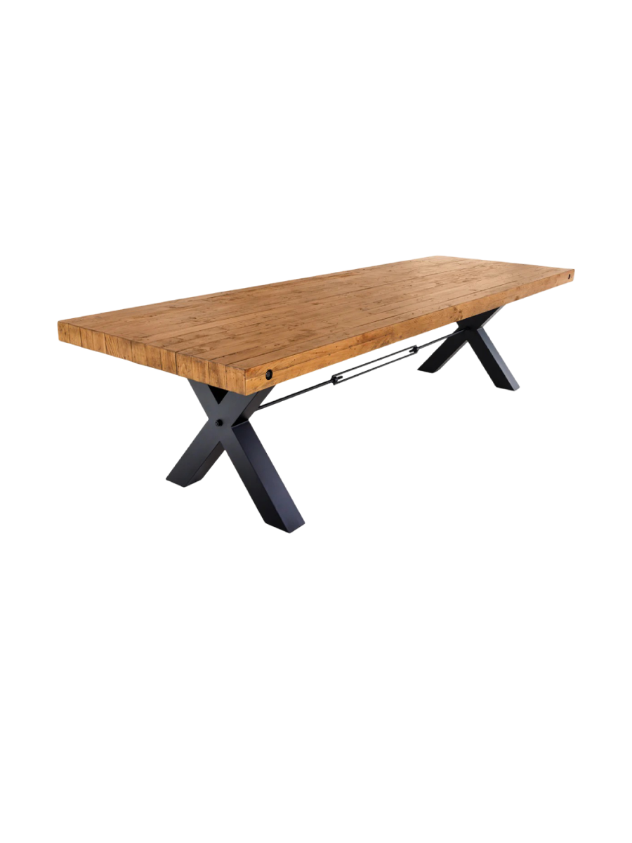 
Solid wood dining table "Grand Thor", various sizes - 300 x 100 cm / Recycled pine wood