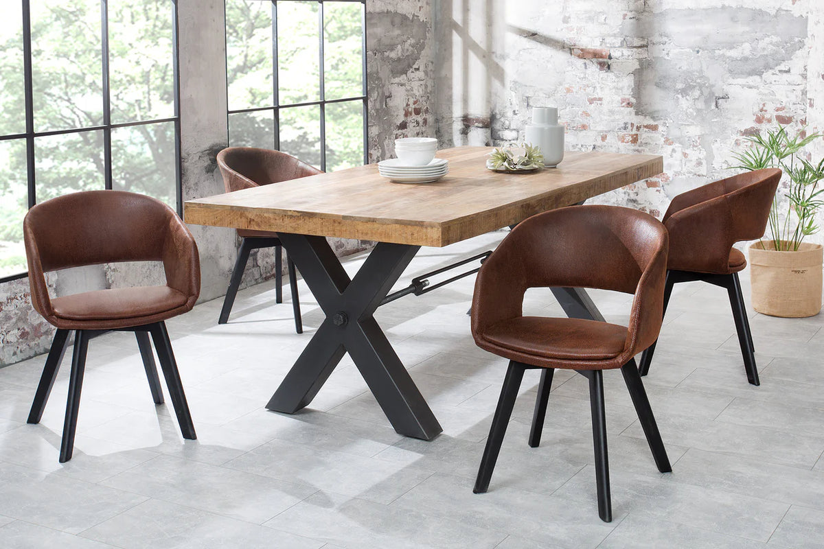 
Sedia di design di alta qualità „Nordic Star“ - Braun